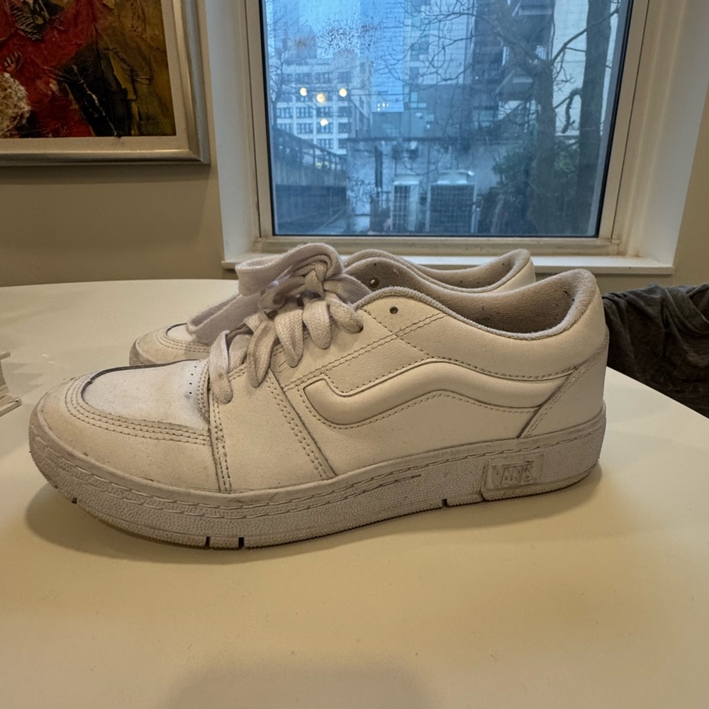 White Van sneakers size 9